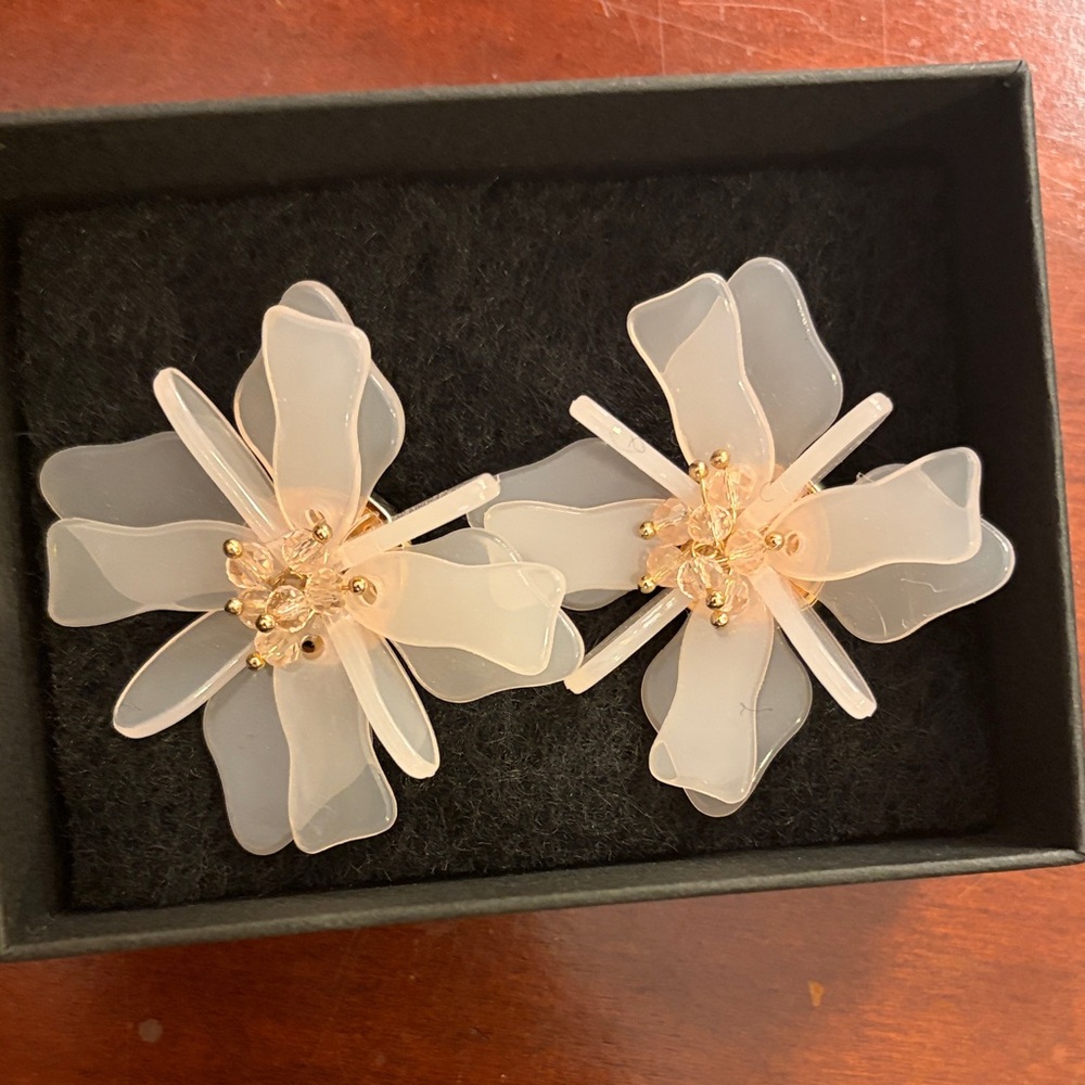 Floral Pink Earrings
